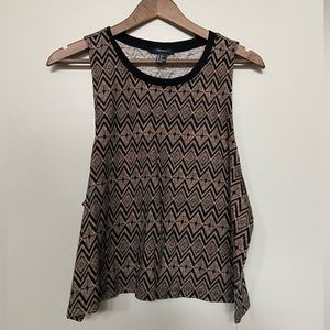 🔸 Forever 21 🔸 brown printed tank